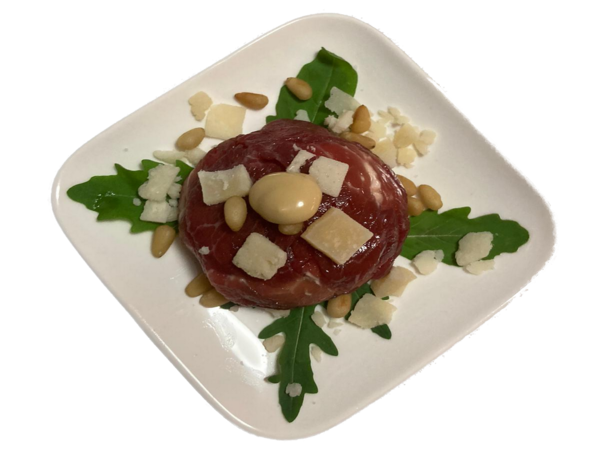 Carpaccio bonbon met truffelcreme